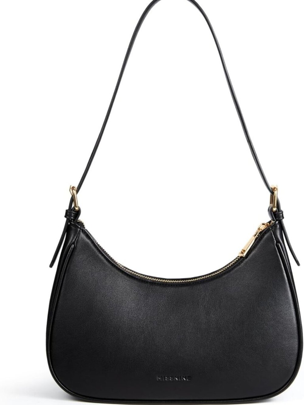 Trendy Vegan Leather Shoulder Bag for Women - Small Hobo Handbag & Cute Clutch
